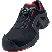 Uvex 65673, Männlich, Erwachsener, Sicherheitsschuhe, Schwarz, Rot, ESD, S3, SRC, Speed-Schnürsenkel