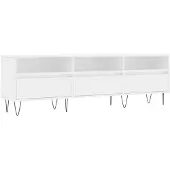 Syfax TV-Schrank Weiß 150x30x44,5 cm Holzwerkstoff