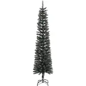 Syfax Künstlicher Weihnachtsbaum mit Ständer Schlank Grün 240 cm PVC