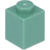 LEGO Sand Green Brick 1x1