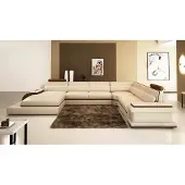 AEA Moderne Wohnlandschaft Ecksofa Sofa Couch Polster Eckgarnitur 2tlg.Set Garnitur