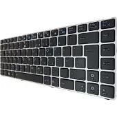 T-ProTek RAHMEN silber - Tastatur für ASUS UL20FT-2D UL20FT-2X029R UL20FT-2X034V
