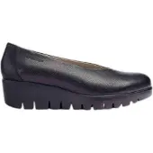 Wonders für Damen. C-33100_2525_5792 Fly Leder Mokassins Schwarz (41), 3 bis 5 cm, Keine, Lässig