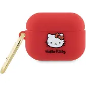 Hello Kitty Silikon 3D Kitty Kopf Hülle Für Airpods Pro 2 (2022/2023) - Rot