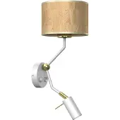 Mangel Wandleuchte mit Leselampe CORK MLP7516 Milagro
