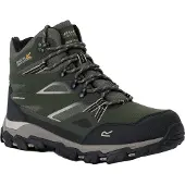 Regatta - Herren Wanderstiefel "Holcombe III" RG11300 (39 EU) (Dunkel-Khaki/Goldener Sand)