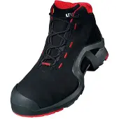 Uvex 1 x-tended support Sicherheitsschuh S3 Stiefel schwarz/rot 37 - 8517237 - schwarz/rot