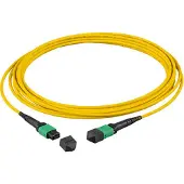 EFB Elektronik EFB MTPF48MTPFOS2-5-A MTP/APC(F)-MTP/APC(F) Patchkabel OS2 48 Fasern Typ A LSZH gelb 5m MTPF48MTPFOS25A