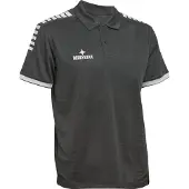 Derbystar Primo Polo-Shirt, Gr.S, grau schwarz