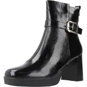 Carmela für Damen. 16253304-NEGRO Lederstiefeletten 162533 schwarz (41), Wohnung, Reißverschluss, Lässig