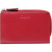 Esquire Leder Geldbörse Viktoria 62 Wallet Red dunkelrot