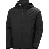 Helly Hansen für Herren. 34443 Segeljacke Crew Hooded 2.0 schwarz (M), Polyester, Outdoor