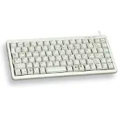 Cherry Compact keyboard, Combo (USB + PS/2), Kabelgebunden, USB + PS/2, QWERTY, Grau