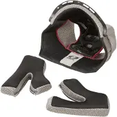 O'Neal Innen- & Wangenpolster Liner Cheek Pads für Backflip, Grau Schwarz, S