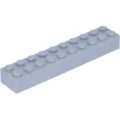 LEGO 2x10 Stein 3006 Helles bläuliches Grau 10 Stück