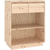Syfax Beistellschrank 60x34x75 cm Massivholz Kiefer