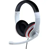 Gembird MHS-03-WTRDBK, Kabelgebunden, Gaming, 20 - 20000 Hz, 200 g, Kopfhörer, Schwarz, Rot, Weiß