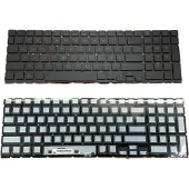 T-ProTek DEUTSCHE-Tastatur Keyboard Beleuchtung kompatibel für HP Omen 15-dc1300