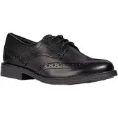 Geox - Mädchen Schul-Uniform-Schuhe "Agata D", FS8393 (22 EU) (Schwarz)