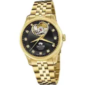 Jaguar Damen Uhr Analog Elegant Edelstahl Armbanduhr Coeur gold D2UJ996/2