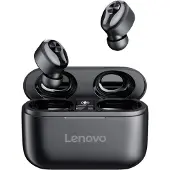 Lenovo HT18 schwarz Bluetooth Kopfhrer mit Ladecase und Bluetooth 5.0