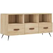 Syfax TV-Schrank Sonoma-Eiche 102x36x50 cm Holzwerkstoff