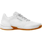 Kempa Hallenschuh "Hallen-Sport-Schuhe Kourtfly Three W", Damen, Gr. 5,5, weiß (weiß, grau), Obermaterial: 100% Textilmaterial TEXMAT., Schuhe Hallenschuh