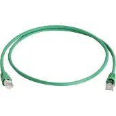 Telegärtner Patchkabel S/FTP, Cat.6A, LSOH, grün, 10 m