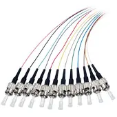 EFB Elektronik EFB O1004.2 Faserpigtail ST OS2 G652D-farbiges Set 2m - 12 Stück O10042