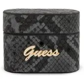GUESS Airpods Pro etui GUACAPPUSNSMLBK czarne Python Kollektion