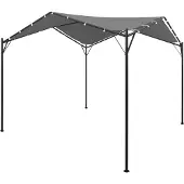Syfax Gartenpavillon Anthrazit 4x4 m