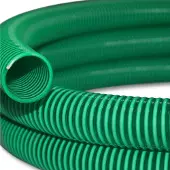 Wiltec Teichschlauch 5m, flexibel, 20mm (3/4") grün - Europe, Saugschlauch Druckschlauch