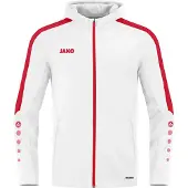 Jako Herren Kapuzenjacke Power 6823-004 XXXL - Weiß/Rot - XXXL