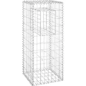 Syfax Gabionensäule 40x40x100 cm Eisen
