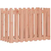 Syfax Hochbeet Lattenzaun-Design 100x50x70 cm Massivholz Douglasie