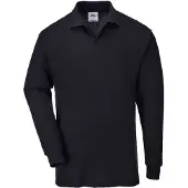 Portwest B212 Genoa Langarm Polo-Shirt Black Gr. XS