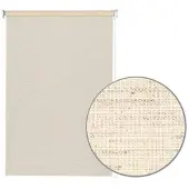 Gardinia Seitenzugrollo "Uni-Rollo" Gr. 5, beige (naturfarben), B:102cm H:180cm, Polyester, Rollos, Seitenzugrollo, 1 Stück, im Fixmaß