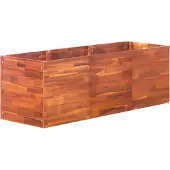 Syfax Garten-Hochbeet Akazienholz 150x50x50 cm