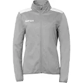 Kempa Damen Emotion 27 Poly Sport-Jacke, Dark Grau Melange/weiß, XXL EU
