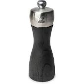 Peugeot - Salzmühle Fidji 15 cm Graphit I Hochwertige Salzmühle manuell aus PEFC-em Holz I Mit individueller Einstellung des Mahlgrades I