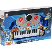 Sonic The Hedgehog Keyboard mit 25 Tasten für junge Musiker