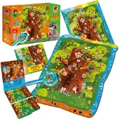 Roter Käfer RK1080-04 Lernspiel. Puzzle-Detektiv "Waldgeschichte"