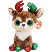 TY Beanie Boos, "Kinley", Rentier, Xmas, ca 15 cm