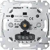 Merten Dimmereinsatz Glüh- und Halogenlampen 40 - 600 Watt, MEG5133-0000