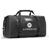 RockBros Praktische wasserdichte Motorradtasche zur Montage auf dem Sitz, Kofferraum 55L, schwarz