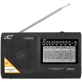 Ltc Audio Tragbares Radio Wilga schwarz FM Radio 10W 3.7V 1000mA Akku 64cm Teleskopantenne