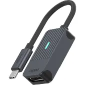 Rapoo UCA-1005, 0,15 m, USB Typ-C, DisplayPort, Männlich, Weiblich, Gerade