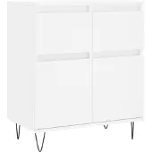 Syfax Sideboard Weiß 60x35x70 cm Holzwerkstoff