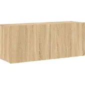 Syfax TV-Wandschrank Sonoma-Eiche 100x30x41 cm