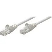 Intellinet Premium Netzwerkkabel, Cat6a, S/FTP, 100% Kupfer, Cat6a-, LS0H, RJ45-Stecker/RJ45-Stecker, 20,0 m, grau, 20 m, Cat6a, S/FTP (S-STP), RJ-45, RJ-45, Grau